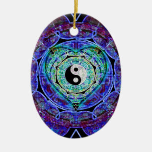 Yin Yang Energy Flow Ceramic Tree Decoration