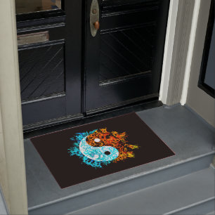 Yin Yang Fire Doormat