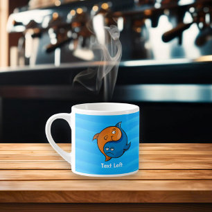 Yin Yang Fish Cartoon Espresso Cup