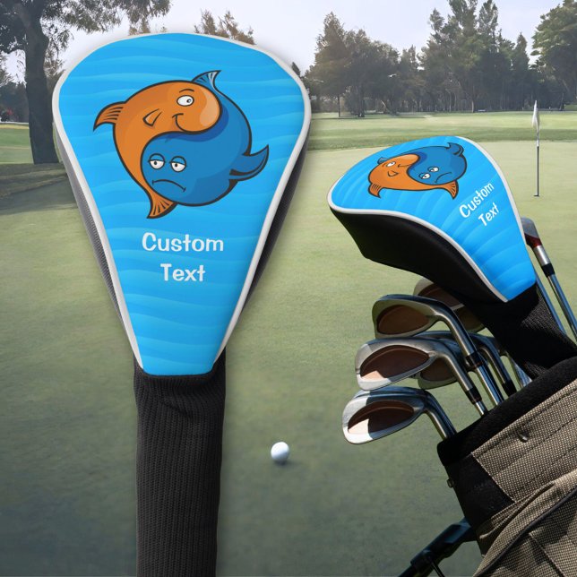 Yin Yang Fish Cartoon Golf Head Cover (Creator Uploaded)