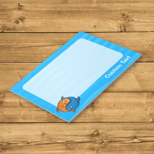 Yin Yang Fish Cartoon Notepad