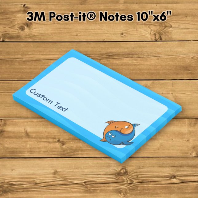 Yin Yang Fish Cartoon Post-it Notes (Creator Uploaded)
