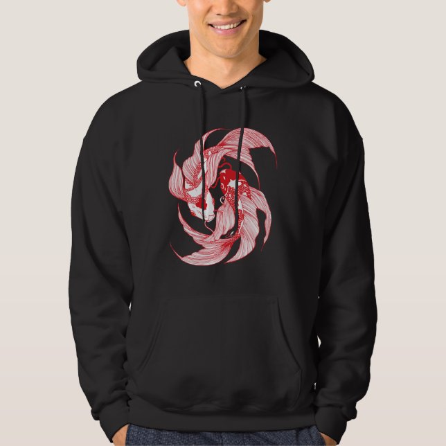 Yin Yang Fish Hoodie (Front)