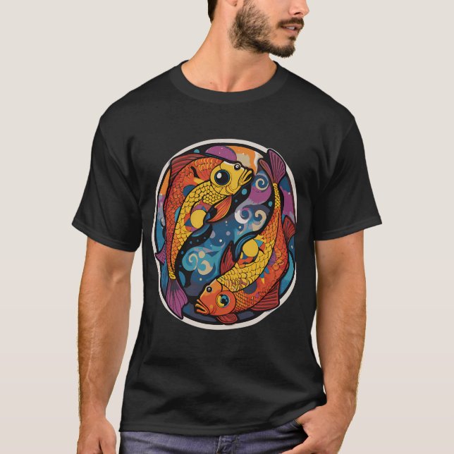 Yin yang fish! T-Shirt (Front)