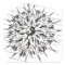Yin-Yang flower sticker