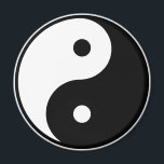 Yin Yang Fridge Magnet<br><div class="desc">yin,  ying,  yang,  symbol,  china,  chinese,  philosophy,  white,  black,  symbol</div>