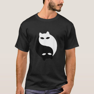 Yin Yang Funny Cat Yoga Zen Cat Owner Lover Cat Th T-Shirt