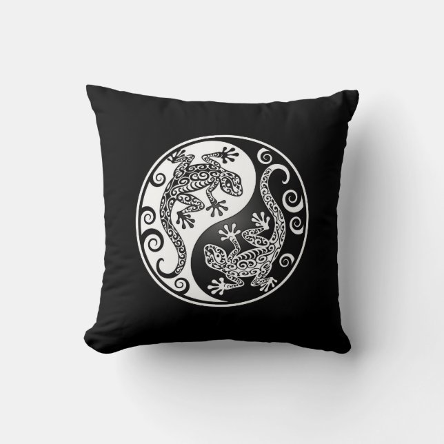 Yin Yang Geckos Cushion (Front)