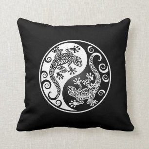 Yin Yang Geckos Cushion