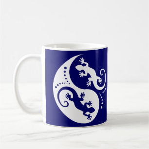 YIN & YANG Geckos white + your idea Coffee Mug
