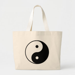Yin Yang Gift Large Tote Bag