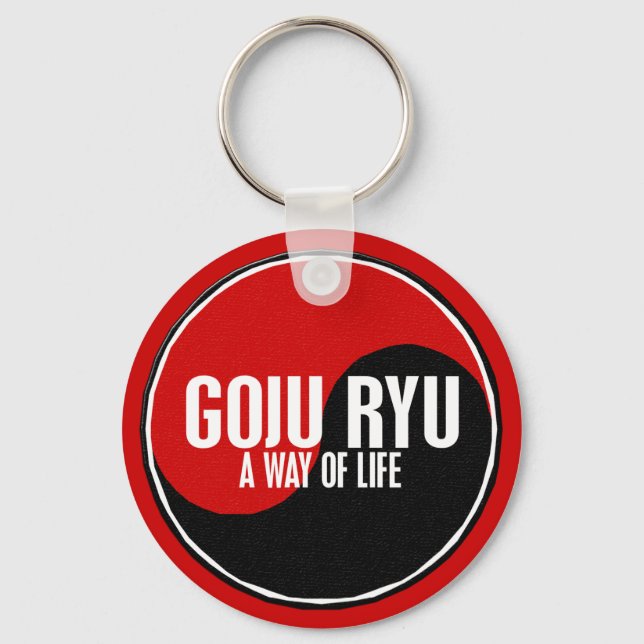 Yin Yang GOJU RYU 1 Key Ring (Front)