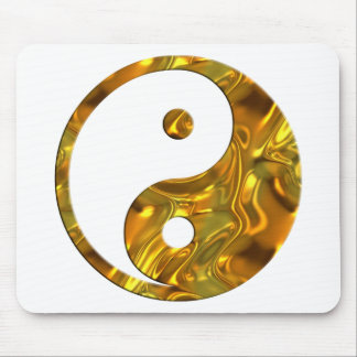 Yin & Yang GOLD | make your own background Mouse Pad