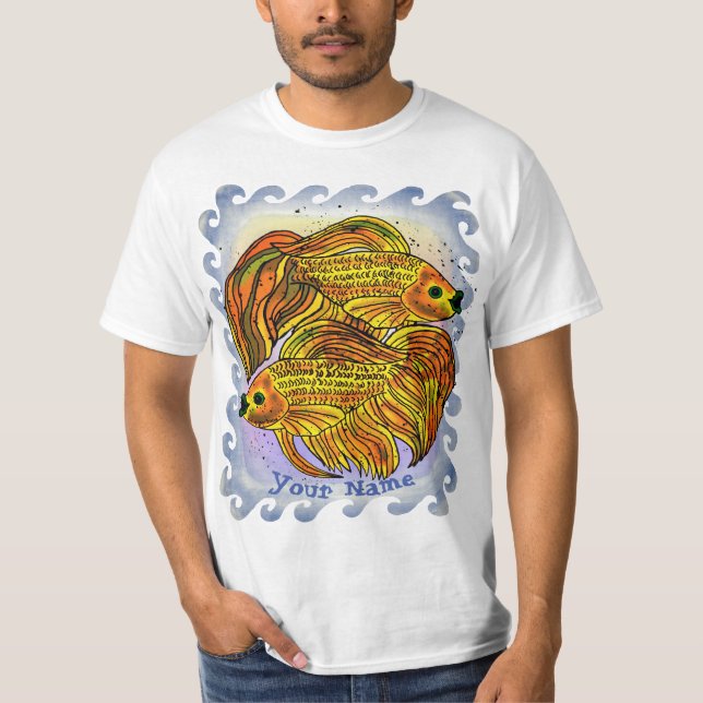 Yin Yang Goldfish T-Shirt (Front)