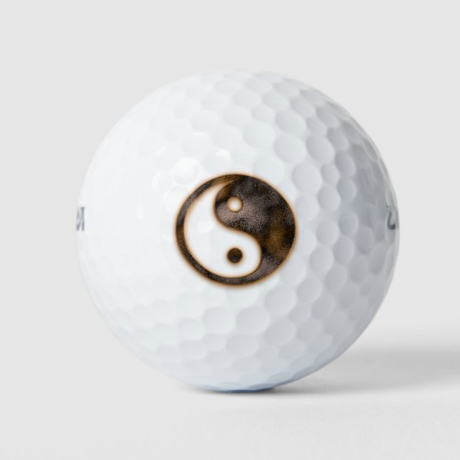 Yin Yang Golf Balls (Front)