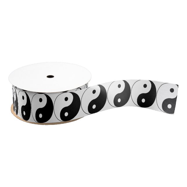 Yin Yang Grosgrain Ribbon (Spool)