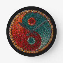 Yin Yang Hand Painted Mandala