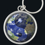 Yin-Yang Harmony on Our Planet Key Ring<br><div class="desc">Created with the hope that our planet/this world we're living in will work in more of Tao's Way,  which is balanced in Yin-Yang Harmony.</div>