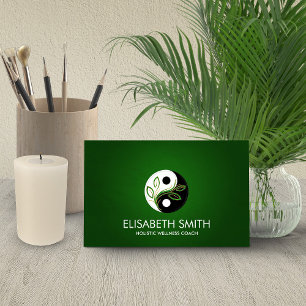 Yin Yang -Holistic Wellness Coach Business Card