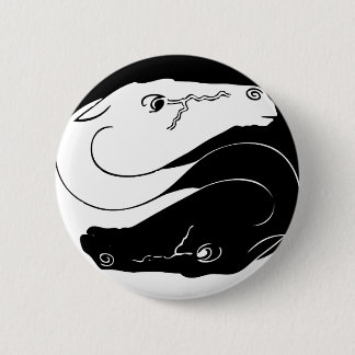 Yin Yang Horse Pin