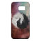 Yin Yang Horses iPhone iPad Samsung red case