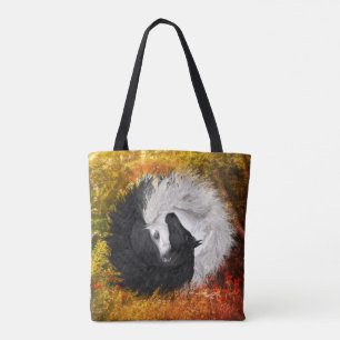 Yin Yang Horses Summer/ Fall 2-sided Tote