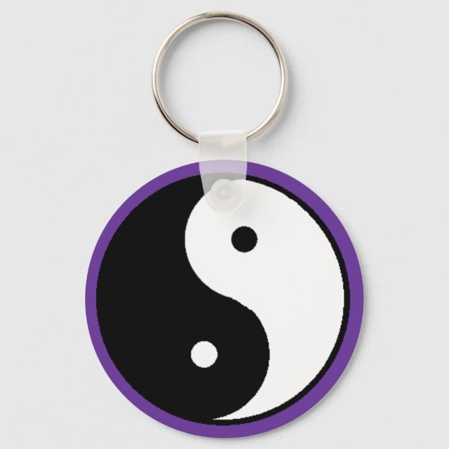 yin yang key ring (Front)