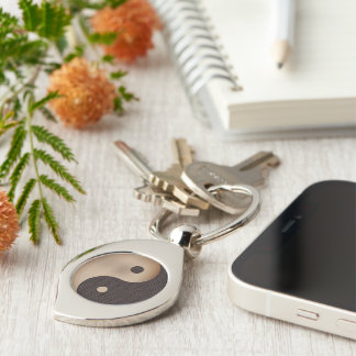 Yin Yang Key Ring