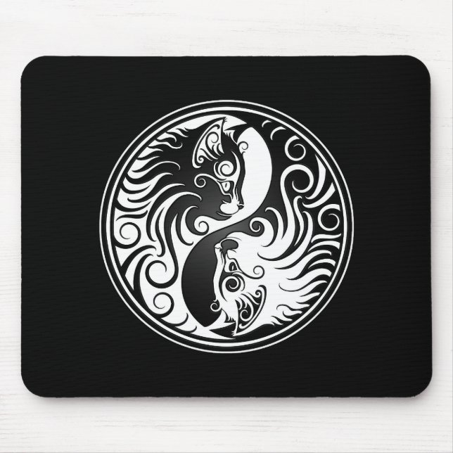 Yin Yang Kittens Mouse Pad (Front)