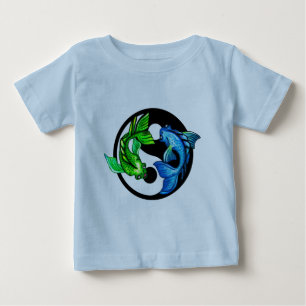 Yin-Yang Koi Design Baby T-Shirt