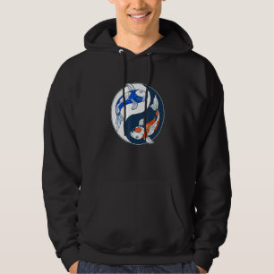 Yin Yang Koi Fish Hoodie