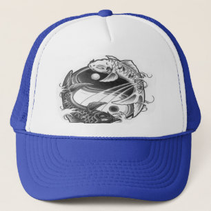 yin yang koi hat
