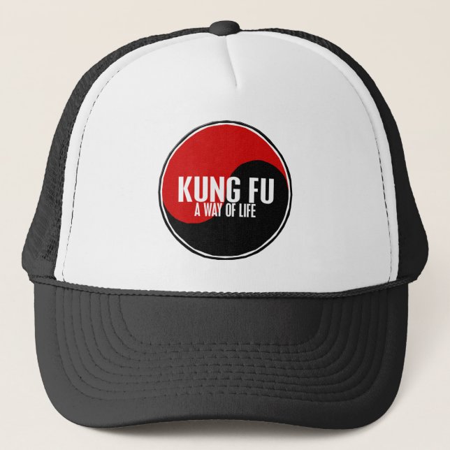 Yin Yang Kung Fu 1 Trucker Hat (Front)