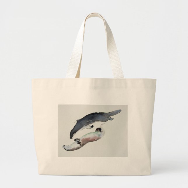 Yin Yang Large Tote Bag (Front)