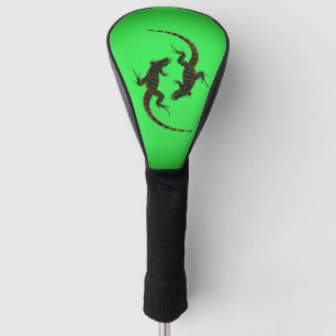 Yin Yang Lizards Golf Head Cover