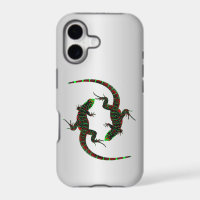 Yin Yang Lizards Silver