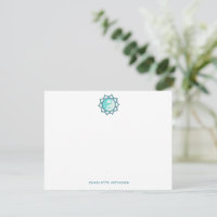 Yin Yang Lotus Flower Mandala Personalised Name
