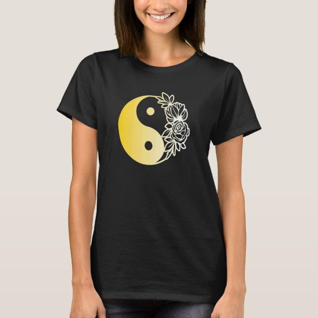 Yin Yang Mandala Qi Gong Yoga Tai Chi T-Shirt (Front)