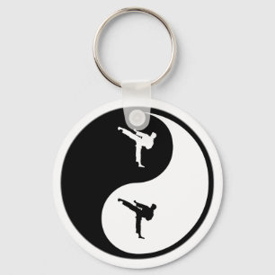 Yin Yang Martial Arts Key Ring