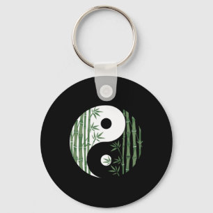 Yin Yang Mboo Harmony Zen Symbol Yoga Art For Wome Key Ring