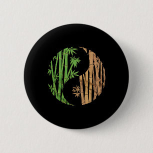 Yin Yang Mboo Harmony Zen Symbol Yoga Graphic Wome 6 Cm Round Badge