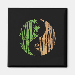 Yin Yang Mboo Harmony Zen Symbol Yoga Graphic Wome Magnet