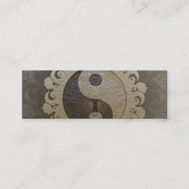 Yin Yang Mini Business Card (Front)