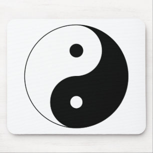 Yin Yang Mouse Pad