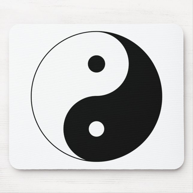 Yin Yang Mouse Pad (Front)
