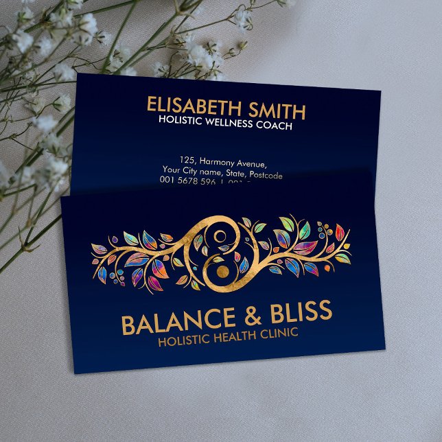 Yin Yang  - Nature Balance  Business Card (Creator Uploaded)