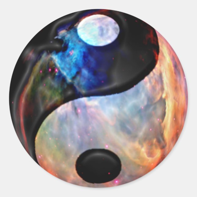 Yin Yang Nebula sticker (Front)