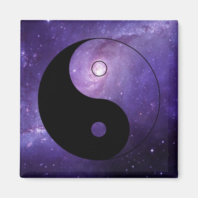 Yin yang night sky magnet (Front)