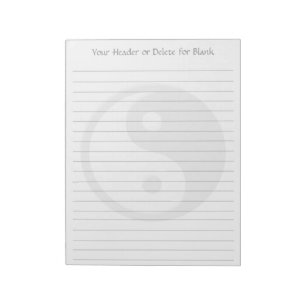 Yin Yang Notepad