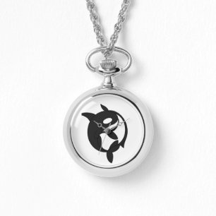 Yin-Yang Orcas eWatch Watch